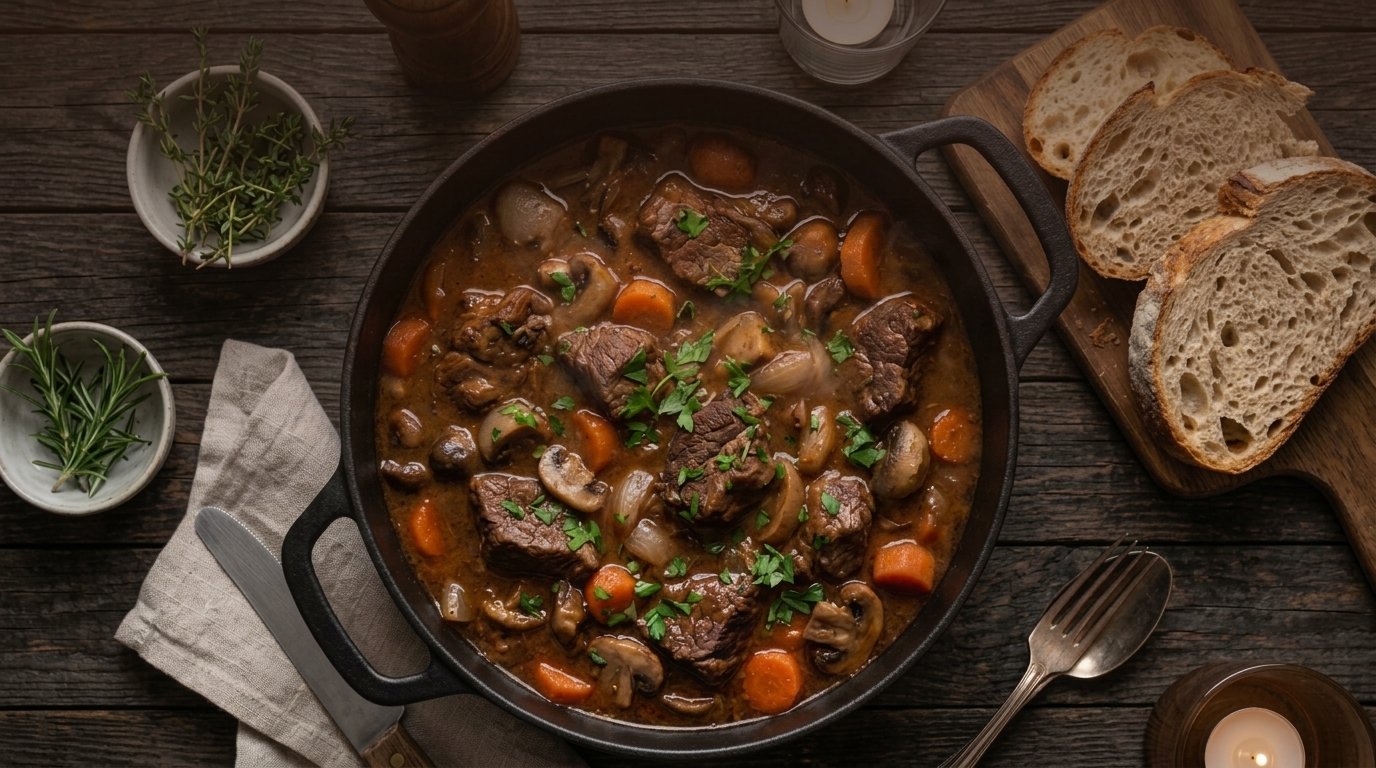 Table gourmande de recettes au Cookeo